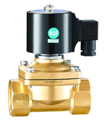 N2W Series NSF Certified Big Size Direct Acting Solenoid Valve 3/8'-2' AC220V DC24V Normally Closed Normally Open
