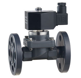 Mặt bích van điện từ nhựa 2 chiều chống ăn mòn Dn15-40mm và lắp nhanh