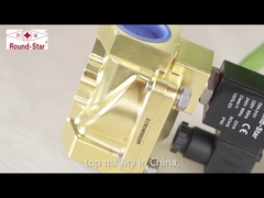 Van điện từ nước/khí màng ngăn điều khiển bằng pilot bằng đồng thau RSP-25 model 1